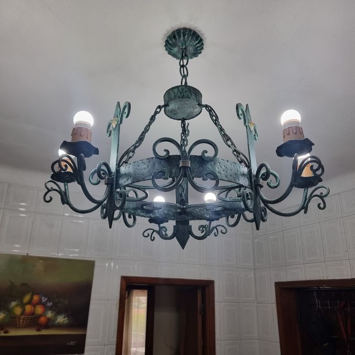 Candeeiro estilo rústico