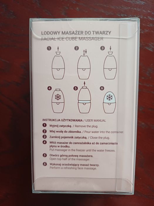 Lodowy masażer do twarzy