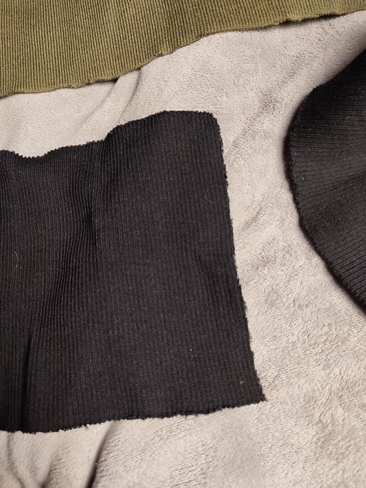 Ткань оливковая и манжетная и змейки тракторные