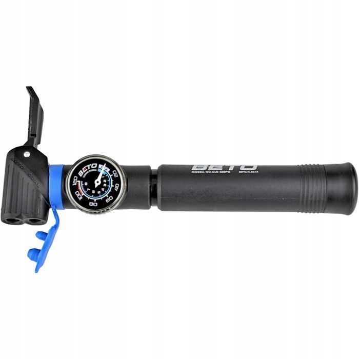 Beto CLD-030PG pompka mini manometr 2 głowice AV/DV/FV 8 BAR