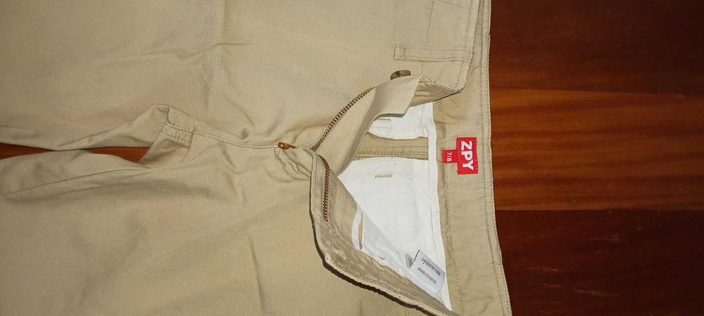 2 Calças de sarja para criança - 7/8 anos