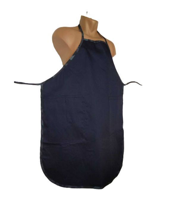 Фартук синий из плотного материала размер 4XL