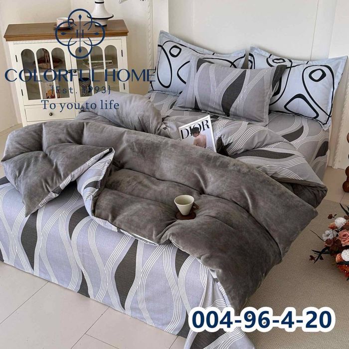 Постільна білизна велюр + фланель