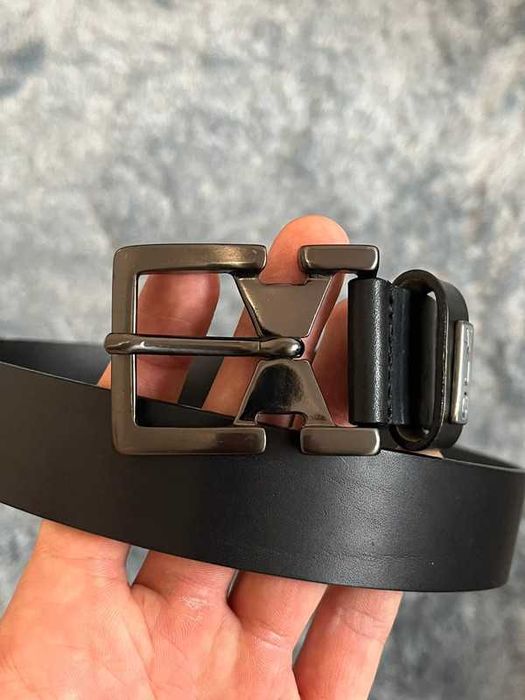 Versace Jeans Couture czarny skórzany pasek damski  made in Italy