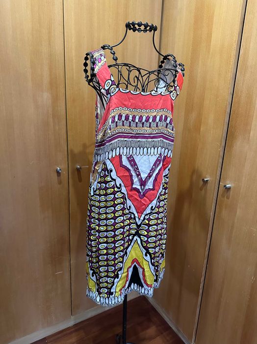 Vestido Estampado Roberto Verino – Tamanho XL