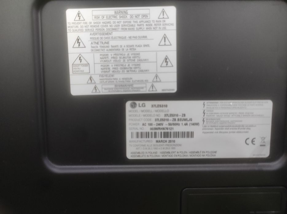 TV LG 37 LE5310 .