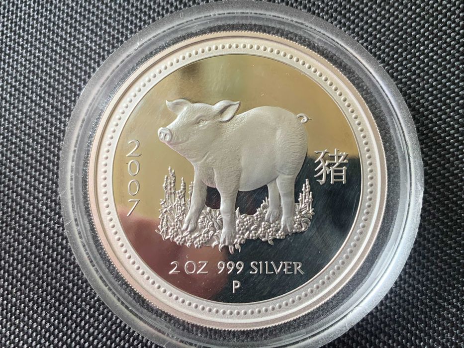 2 долара (2oz) Австралія Рік Свині 2007 PROOF