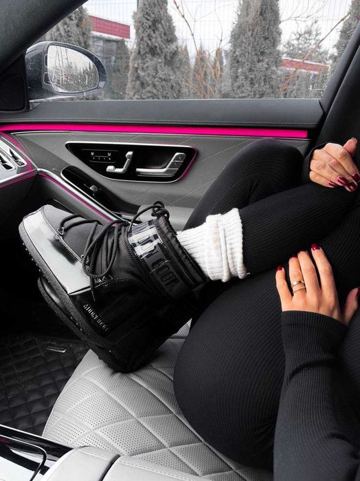 Черевики Moon Boot Full Black premium зимові