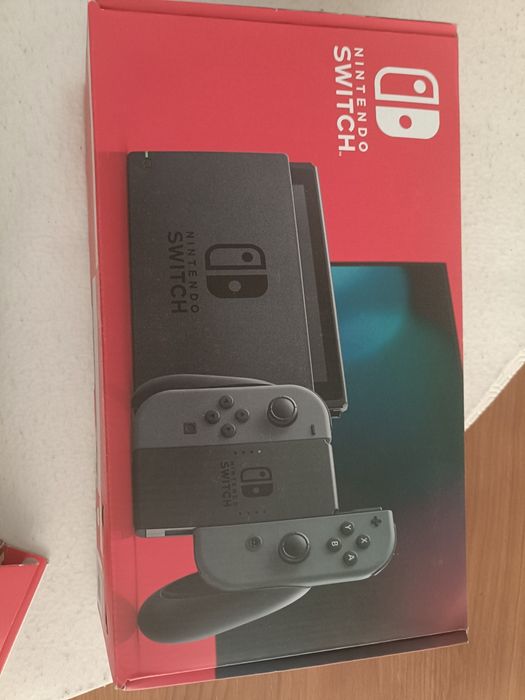 Nintendo switch com jogos e acessórios