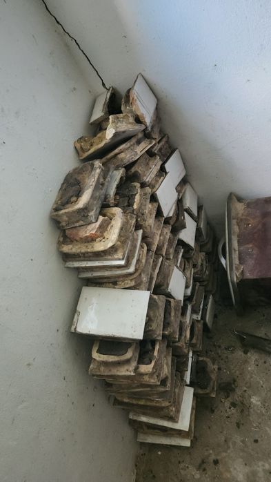 Kafle i piekarnik z rozbiórki kuchni kaflowej