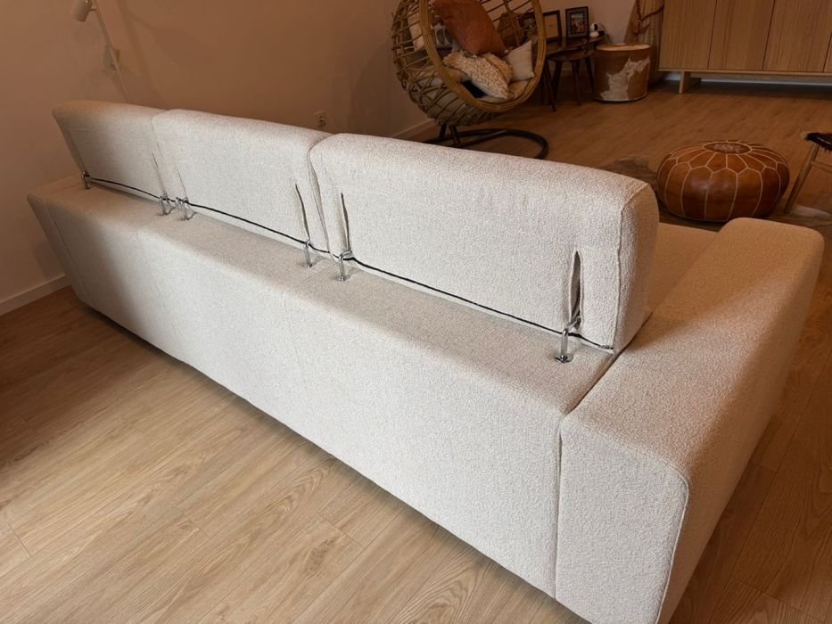 Sofa de 3 lugares com chaise longue