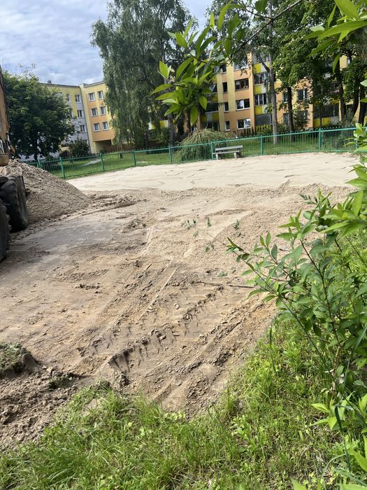 Minikoparka wywrotka usługi prace ziemne koparka roboty ziemne Wilanów