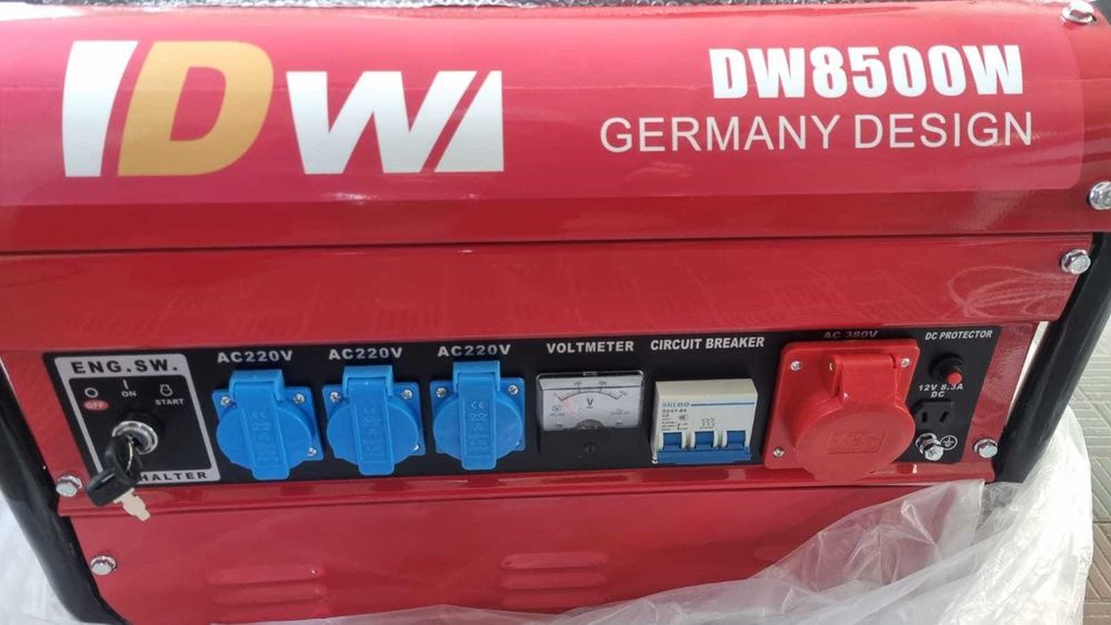 бензиновый генератор IDW DW8500W.  3 квт