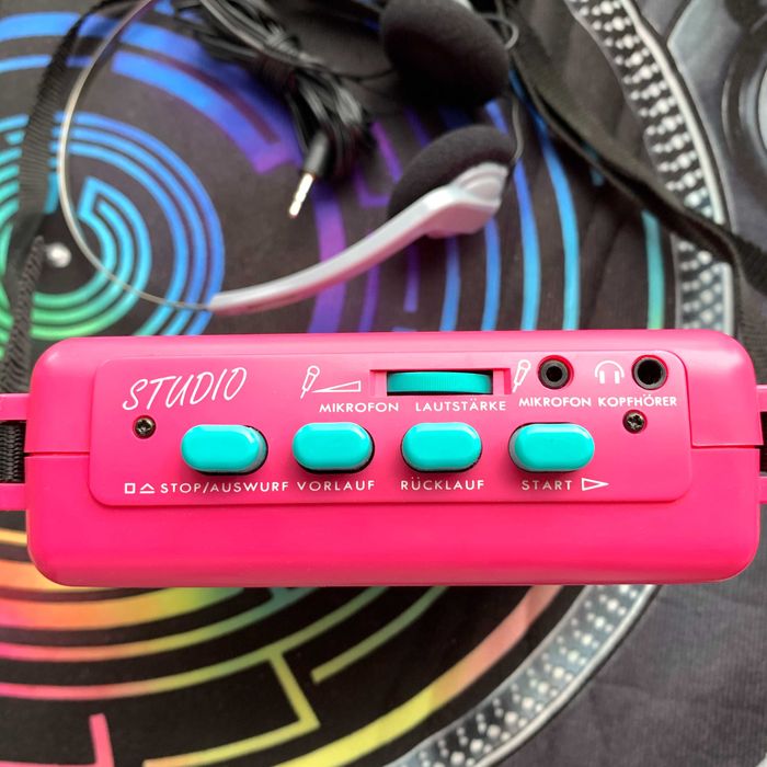 Вінтажний касетний плеєр з диктофоном Walt Disney CR 3218