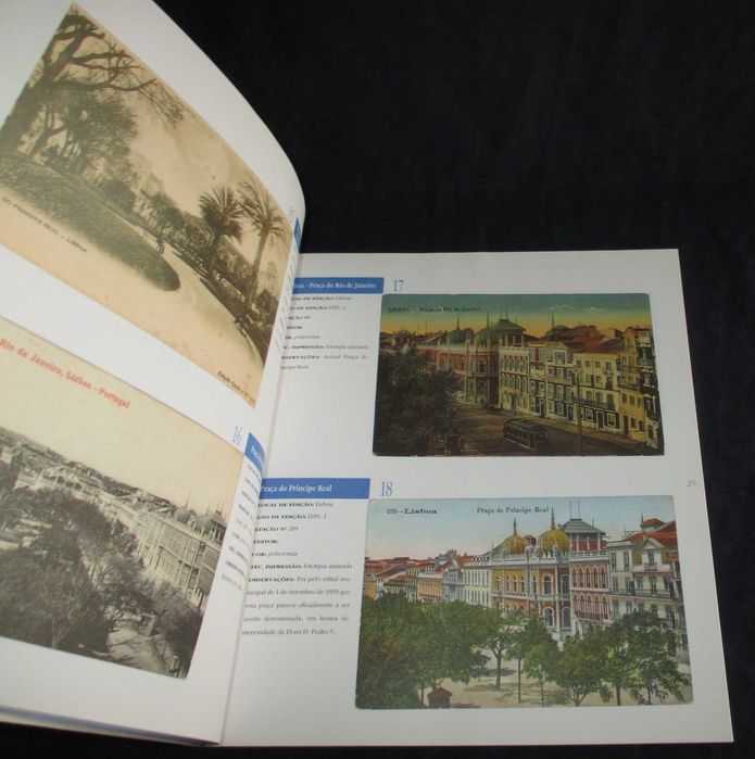 Livro Bilhetes Postais Antigos do Largo do Rato à Praça D. Luís64729957852803123