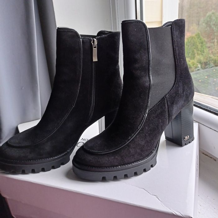 Botki skórzane rozm38 buty