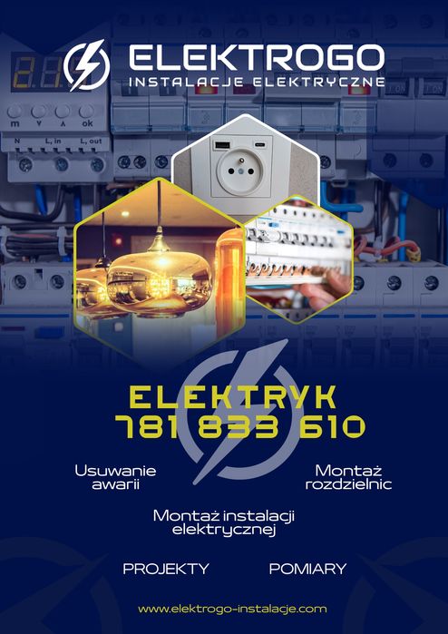 ELEKTRYK Szczecin/Instalacje Elektryczne/Usługi Elektrycze