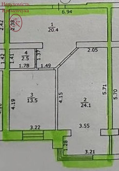 Продаж квартири в новобудові, преміум класу в центрі м. Кременчука