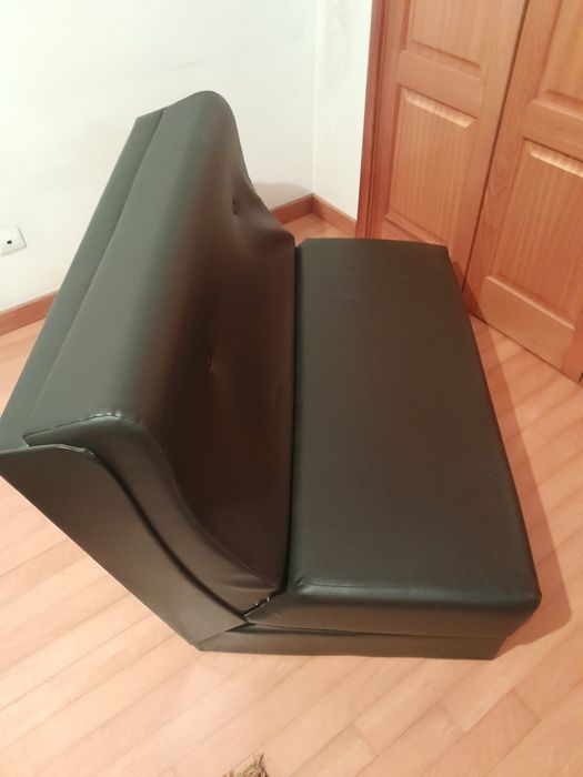 Sofa cambalhota cor preta