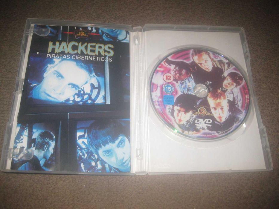 DVD "Hackers- Piratas Cibernéticos" com Angelina Jolie/Raro!