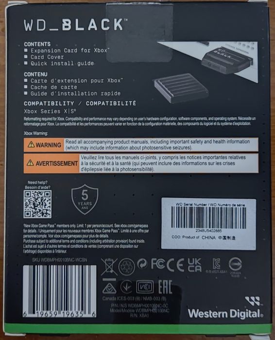 Expansão de memória 1TB para Xbox Series