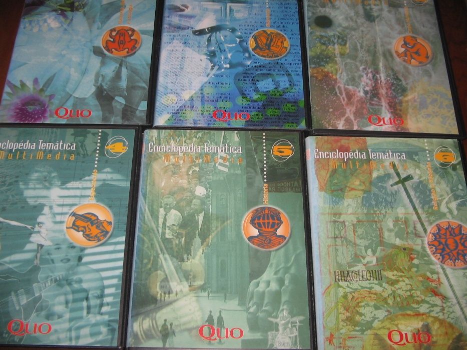 Enciclopédia Temática Multimédia (12 CDs Rom) diversos temas