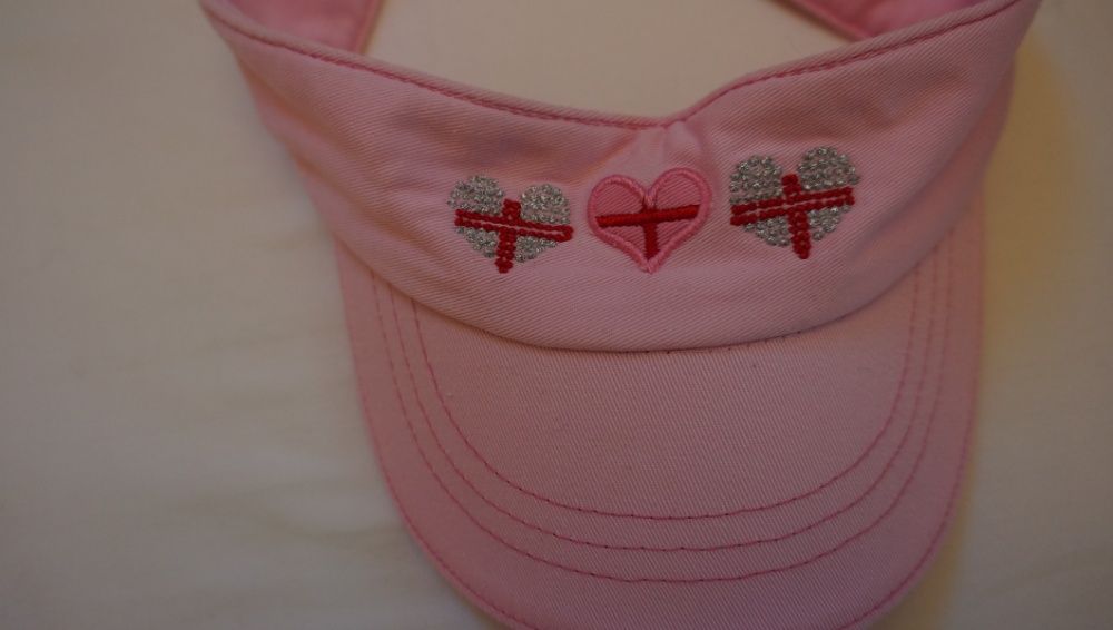 Czapka-daszek dla dziewczynki