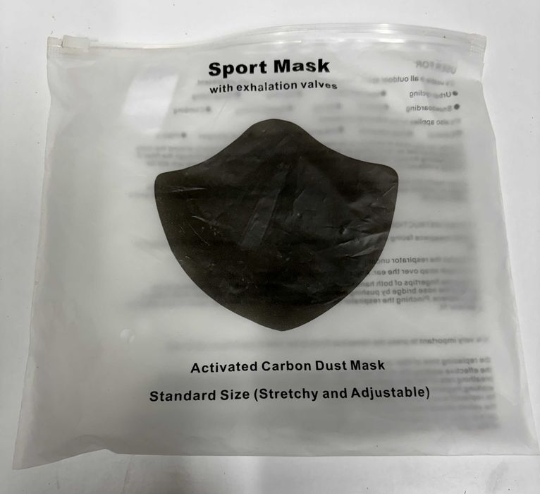 Lote 3 Máscaras Desporto + 6 Filtros Extra