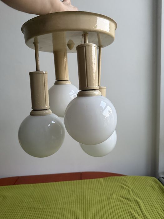 Sputnik elsimet lampa wisząca vintage