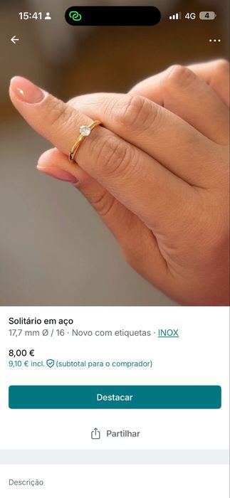 Joaos em aço inoxidavel
