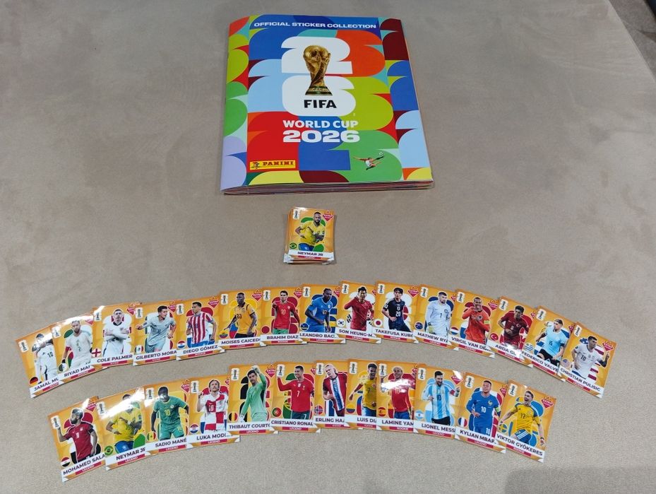 Caderneta Mundial FIFA Panini autêntica