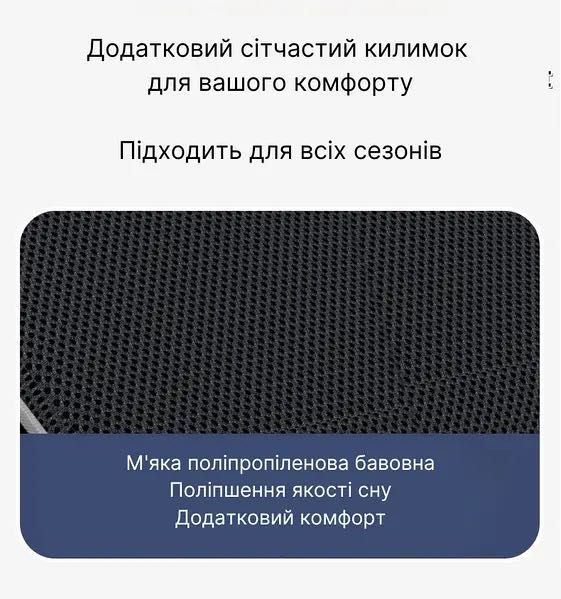 Розкладне крісло шезлонг садовий + матрац WCG FCB-S07PM