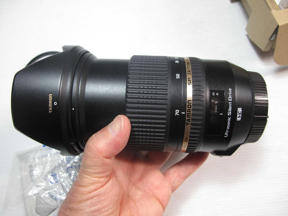 Tamron 24-70 2.8 VC na caixa RESERVADA com filtro Smi-Nova para CANON