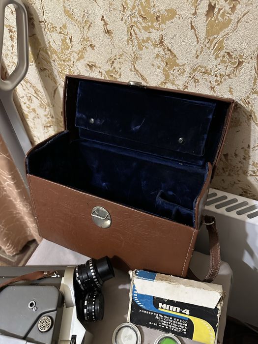 Кинокамера «Киев-16У» Антиквариат, отличный комплект, СССР