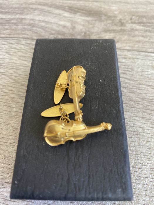 Spinki do mankietów gitara