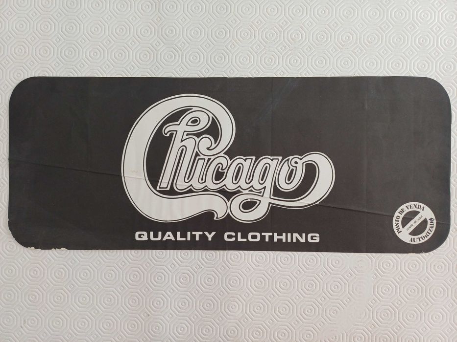 Autocolante Chicago grande formato, anos 80