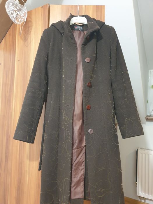 Płaszcz długi damski