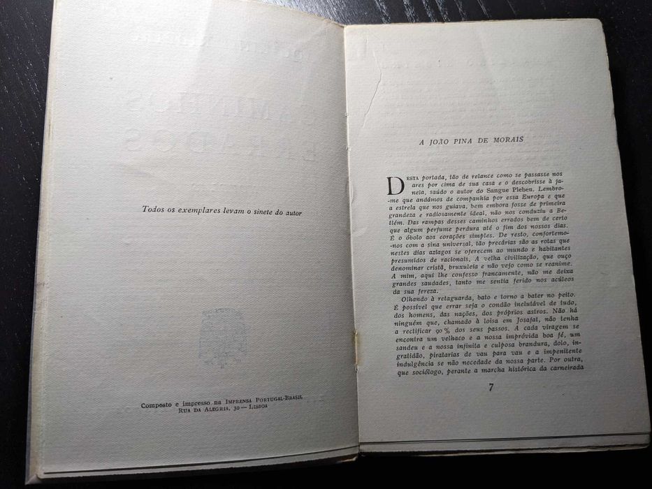 Aquilino Ribeiro - Caminhos Errados (1ª edição)