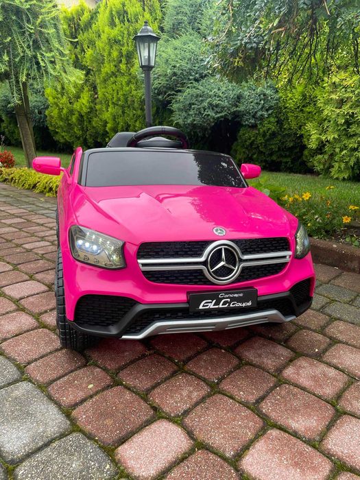 Różowy Mercedes GLC na akumulator samochód auto dla dziewczynki