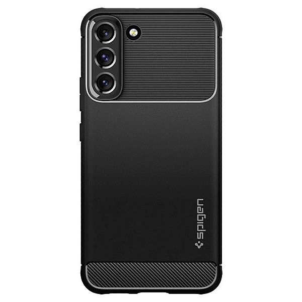 Etui Spigen Rugged Armor na Samsung Galaxy S22 - czarny mat