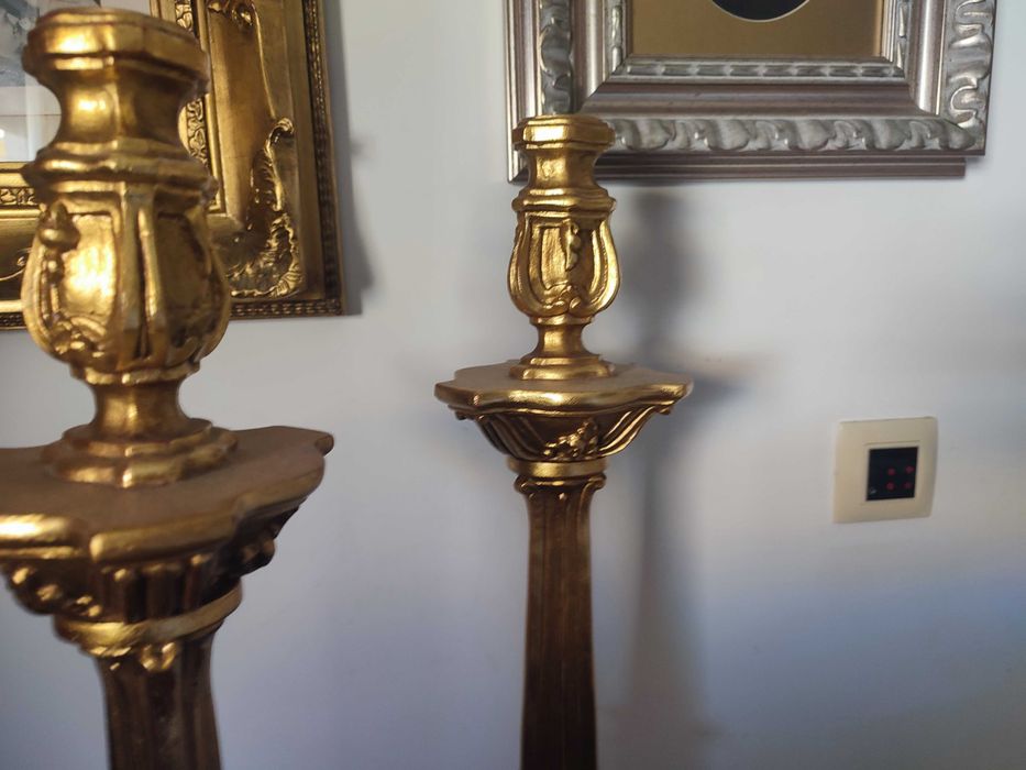 Toucheiro folha de ouro - conjunto de dois