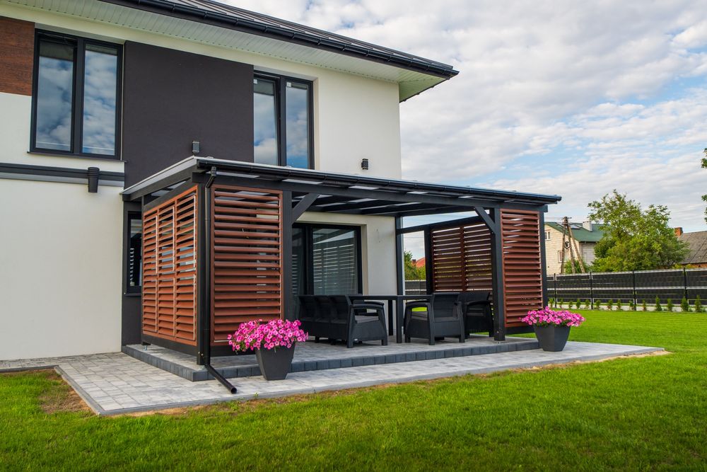 Zadaszenie tarasu : bsh : ogród : wiata : pergola : poliwęglan : tanio