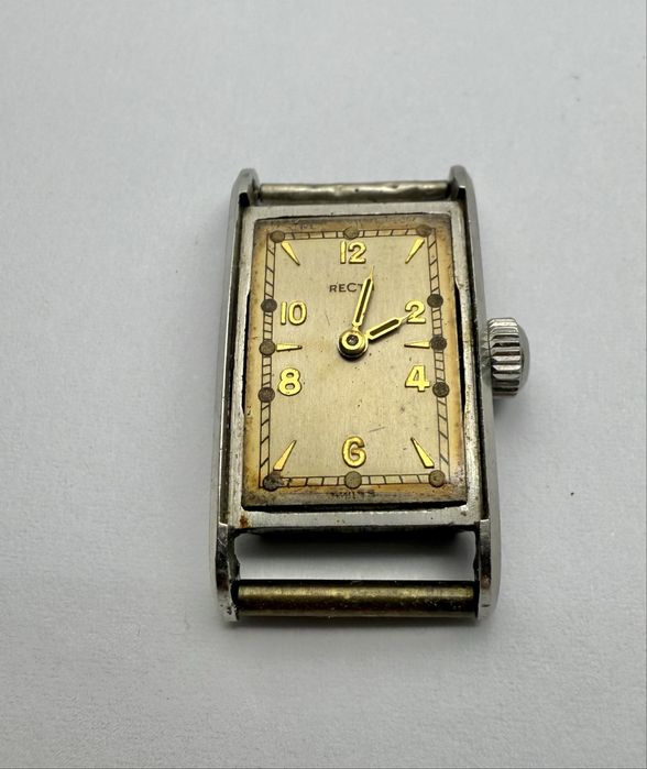 Zegarek Art Deco Recta cal MV H3 do naprawy