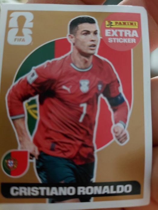 Cromo mundial 2026  Cristiano Ronaldo "bronze"