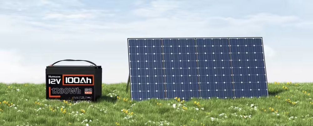 В Наявності HumsiENK LiFePO4 Акумулятор 12V 100Ah з BMS 6000+ циклів
