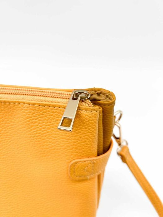 Жіноча жовта сумка через плече / кросбоді