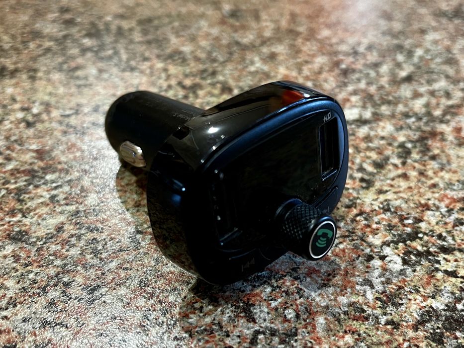 FM-трансмітер Baseus FM Launcher 2.4A 2хUSB-A Black