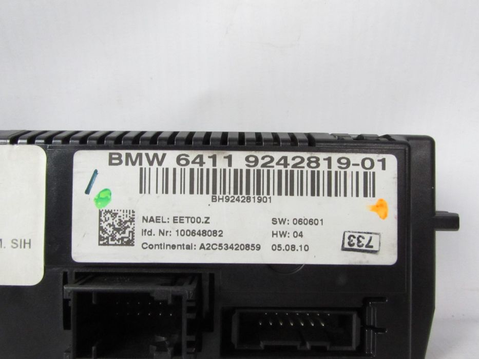 Painel Ac / Ar Condicionado Bmw 1 Ref: 64119242819