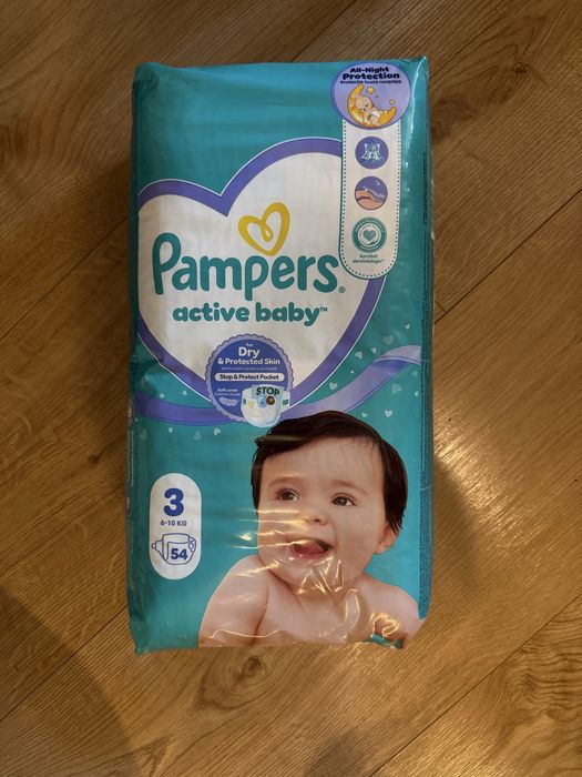 Pieluchy pampers active baby 3