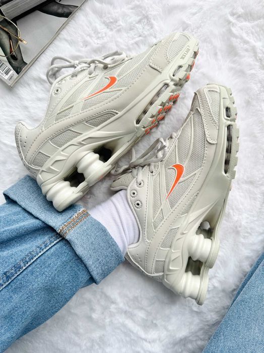 Кросівки Nike Shox Ride 2 Light Bone/Orange premium